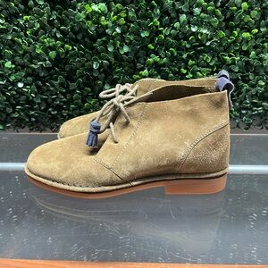 Hush Puppies Women's Suede Ankle Boots - Tan